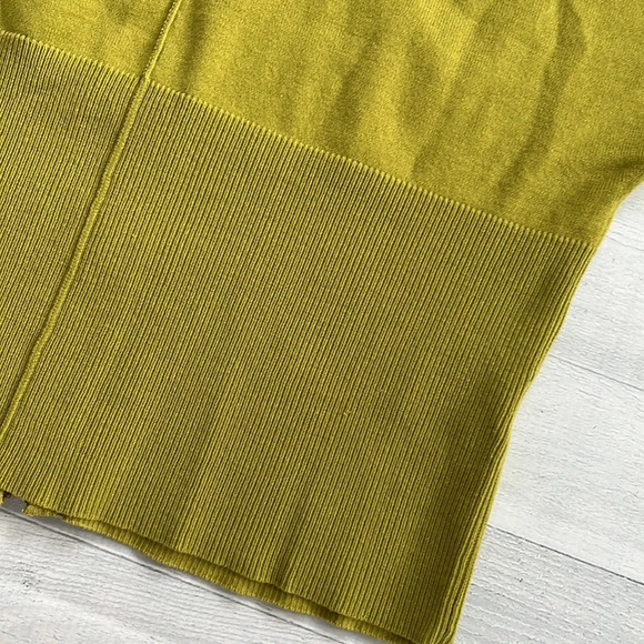 Michael Michael Kors Green Knit Top M - Picture 2 of 6